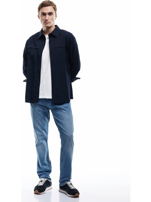 Koton Normal Bel Pamuklu Straight Fit Jean Pantolon - Mark Jean