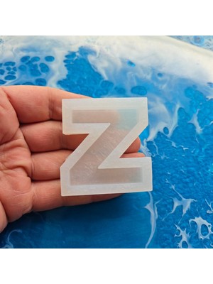 ElHobi Tekli Harf Epoksi Reçine Kalıbı - Z