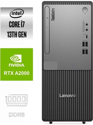 Lenovo Thinkcentre Neo 50T Gen5 I7-13700 12UB0009TR-643 8gb 1tb Rtx A2000 6gb Windows 11 Pro Masaüstü Bilgisayar