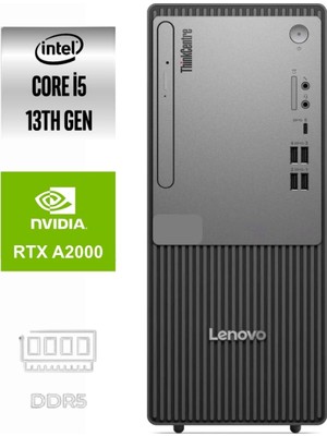 Lenovo Thinkcentre Neo 50T Gen5 I5-13500 12UB0009TR-180 16GB 1tb Rtx A2000 12GB Freedos Masaüstü Bilgisayar