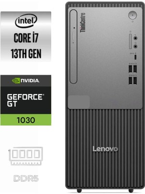 Lenovo Thinkcentre Neo 50T Gen5 I7-13700 12UB0009TR-614 64GB 1tb Gt 1030 4gb Windows 11 Pro Masaüstü Bilgisayar