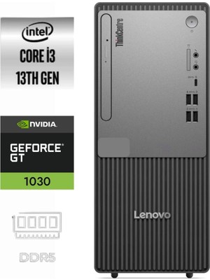 Lenovo Thinkcentre Neo 50T Gen5 I3-13100 12UB0009TR-421 32GB 1tb Gt 1030 4gb Windows 11 Pro Masaüstü Bilgisayar