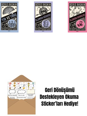 Yin ve Yang + Ölümün Gözdesi + Ölümün Sevgilisi + Okuma Sticker'ları