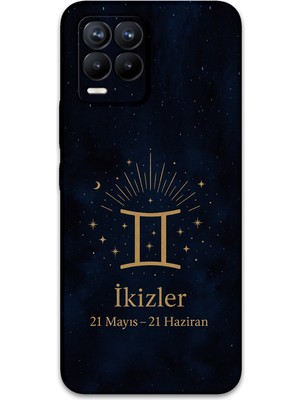 Realme 8 Uyumlu Ikizler Burcu Desenli Telefon Kılıfı + Ekran Koruyucu - 5770