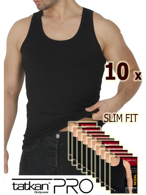 Tatkan - 10'lu - Askılı Penye Modal Classıc Atlet