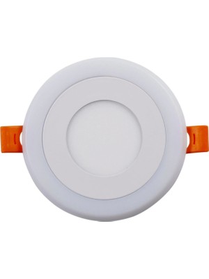 Noas YL11 0300 Sıva Altı 3+3W 3 Fonksiyonlu Yuvarlak LED Spot 6500K Beyaz+Mavi