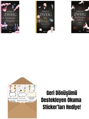 Karmaşık Duygular + Üç Usta + Bir Yüreğin Çöküşü + Okuma Sticker'ları