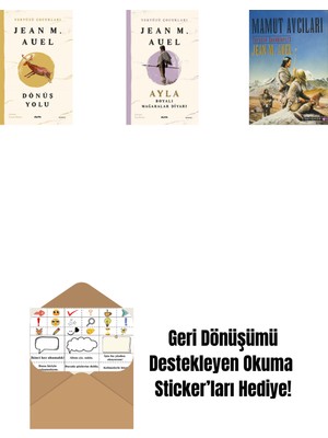 Yeryüzü Çocukları 4 - Dönüş Yolu + Yeryüzü Çocukları 6 - Ayla - Boyalı Mağaralar Diyarı + Mamut Avcıları + Okuma Sticker'ları