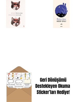 Pisi Pisine + Kedi Dili + Okuma Sticker'ları