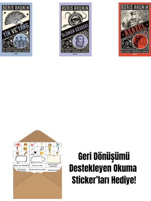 Yin ve Yang + Ölümün Gözdesi + Azazel + Okuma Sticker'ları
