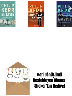 Metropolis + Bir Yunan Hediyesi + Prusya Mavisi + Okuma Sticker'ları