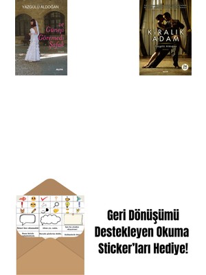 ve Güneşi Göremedi Şafak + Kiralık Adam + Okuma Sticker'ları