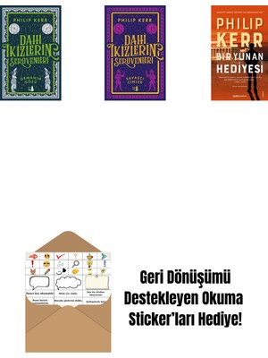 Dahi Ikizlerin Serüvenleri - Ormanın Gözü + Dahi Ikizlerin Serüvenleri - Savaşçı Cinler + Bir Yunan Hediyesi + Okuma Sticker'ları