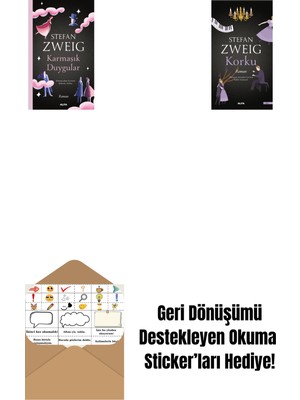 Karmaşık Duygular + Korku + Okuma Sticker'ları
