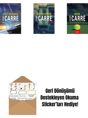 Gece Müdürü + Sıkı Dostlar + Hain + Okuma Sticker'ları