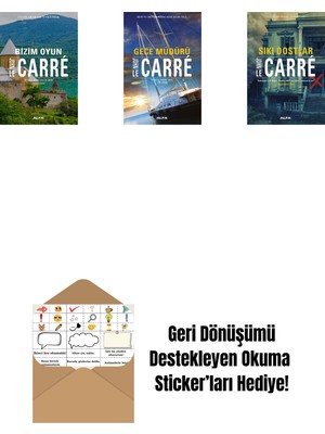 Bizim Oyun + Gece Müdürü + Sıkı Dostlar + Okuma Sticker'ları