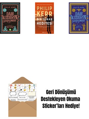 Dahi Ikizlerin Serüvenleri - Faizabad'ın Beş Fakiri + Bir Yunan Hediyesi + Dahi Ikizlerin Serüvenleri - Babilli Mavi Cin + Okuma Sticker'ları