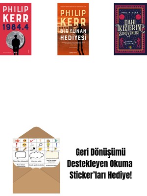 1984.4 + Bir Yunan Hediyesi + Dahi Ikizlerin Serüvenleri - Akhenaten Macerası + Okuma Sticker'ları