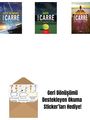 Gece Müdürü + Hain + Son Casus + Okuma Sticker'ları