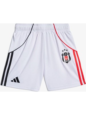 adidas Beşiktaş JK 25/26 Çocuk Beyaz İç Saha Futbol Şortu.-