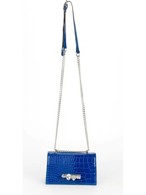 Monalisa Home Çapraz Sıra Taşlı Lüks Abiye Çanta