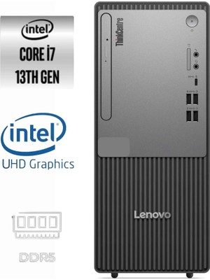 Lenovo Thinkcentre Neo 50T Gen5 I7-13700 12UB0009TR-587 8gb 4tb UHD Graphics 730 Windows 11 Pro Masaüstü Bilgisayar