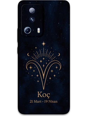 Xiaomi Mi 13 Lite Uyumlu Koç Burcu Desenli Telefon Kılıfı + Ekran Koruyucu - 5768