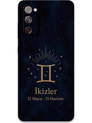 Galaxy Note 20 Uyumlu Ikizler Burcu Desenli Telefon Kılıfı + Ekran Koruyucu - 5770