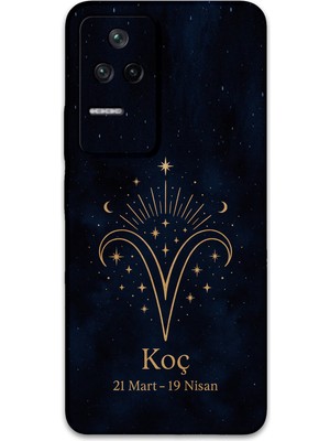 Poco F4 Uyumlu Koç Burcu Desenli Telefon Kılıfı + Ekran Koruyucu - 5768