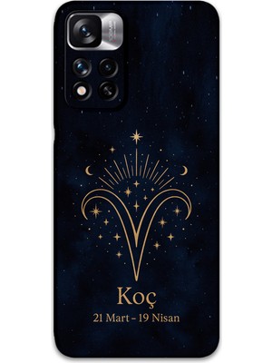 Poco M4 Pro 5g Uyumlu Koç Burcu Desenli Telefon Kılıfı + Ekran Koruyucu - 5768