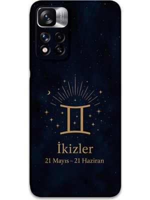 Poco M4 Pro 5g Uyumlu Ikizler Burcu Desenli Telefon Kılıfı + Ekran Koruyucu - 5770