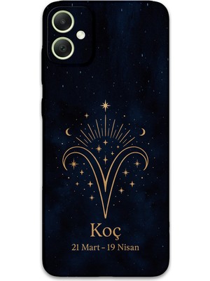 Galaxy A06 Uyumlu Koç Burcu Desenli Telefon Kılıfı + Ekran Koruyucu - 5768