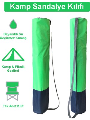 Wallery Bags Fermuarlı Kamp Sandalyesi Kılıfı Sandalye Taşıma Çantası