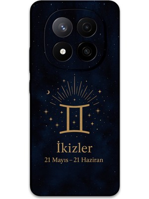 Poco X7 Uyumlu Ikizler Burcu Desenli Telefon Kılıfı + Ekran Koruyucu - 5770