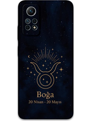 Xiaomi Redmi Note 12 Pro 4g Uyumlu Boğa Burcu Desenli Telefon Kılıfı + Ekran Koruyucu - 5769