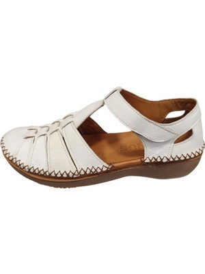 Venüs 25190247Y Saraçlı Yazlık Deri Kadın  Ayakkabı