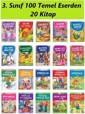 3. Sınıf 100 Temel Eserden Seçmeler 20 Kitap (Hayalimdeki - Gökyüzü)