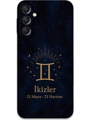 Galaxy A24 Uyumlu Ikizler Burcu Desenli Telefon Kılıfı + Ekran Koruyucu - 5770