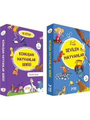 Yuva 1. Sınıf Konuşan Hayvanlar + Sevilen Hayvanlar 20 Kitap