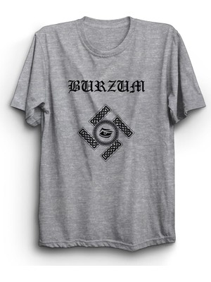 Burzum, X-Ra Logo, Rock Metal Müzik Grubu Baskılı, Unisex, %100 Pamuk Tişört
