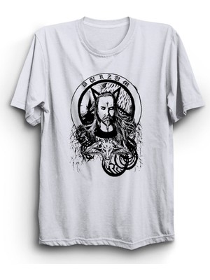 Burzum, Samoth, Rock Metal Müzik Grubu Baskılı, Unisex, %100 Pamuk Tişört