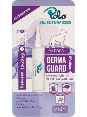 Polo Köpek Parazit Tüy Deri Bakım Ürünü Medium 2ml