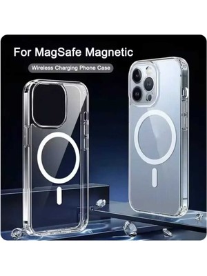 Iphone 15 Magsafe Destekli Sert Silikon Kılıf
