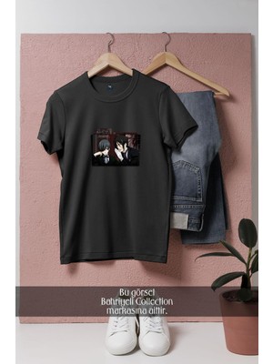 Oversize Kuroshitsuji V1 Anime  Tasarımlı Unisex T-Shirt