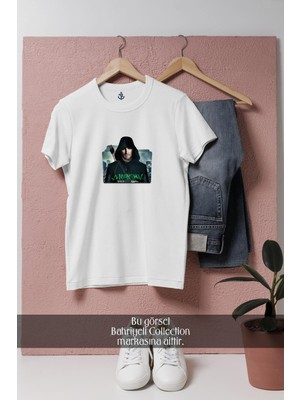 Oversize Arrow Yabancı Dizisi  Tasarımlı Unisex T-Shirt