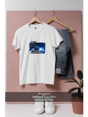 Oversize Thor Ragnarok  Tasarımlı Unisex T-Shirt