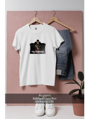 Oversize The Punisher Yabancı Dizisi  Tasarımlı Unisex T-Shirt