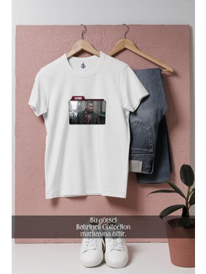 Oversize Luther Yabancı Dizi  Tasarımlı Unisex T-Shirt