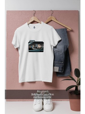 Oversize The Wire Folder Icon  Tasarımlı Unisex T-Shirt