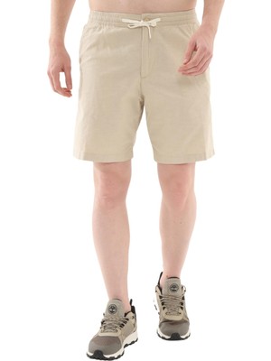 TB0A2FD5EOH1 Timberland Claremont Cotton Short Erkek Şort ve Kapri Krem